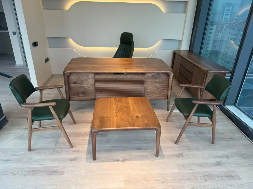 Kütük Çalışma Masası Modelleri – fotoğraf 4 – RedWooden